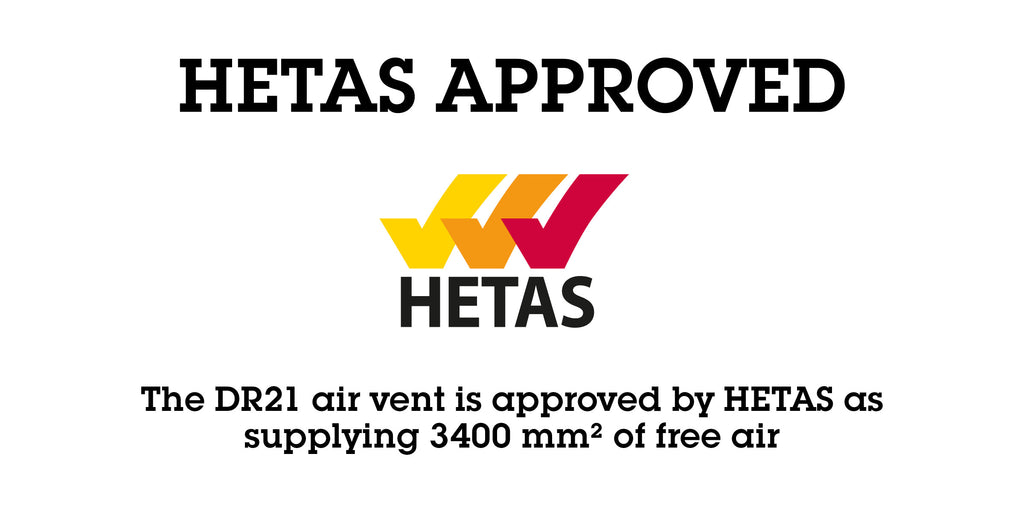 HETAS approved for stoves up to 12kW